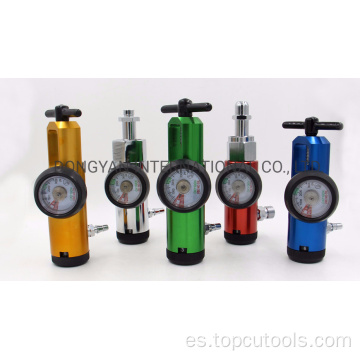 Regulador de cilindro de gas de presión de oxígeno médico
